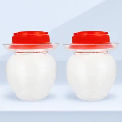 Food Storage Containers - 2 pots en plastique pour conserves,