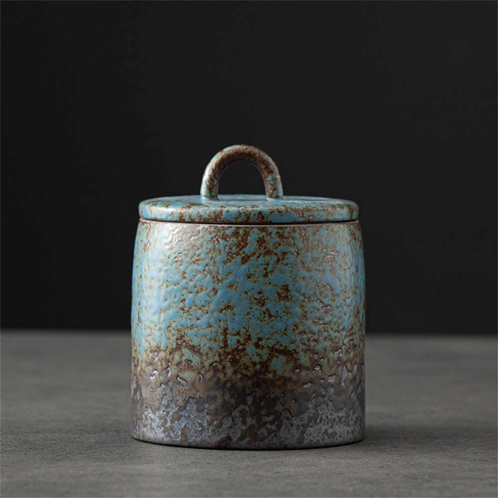 Food Storage With Dividers - Caddie à thé en céramique, pot