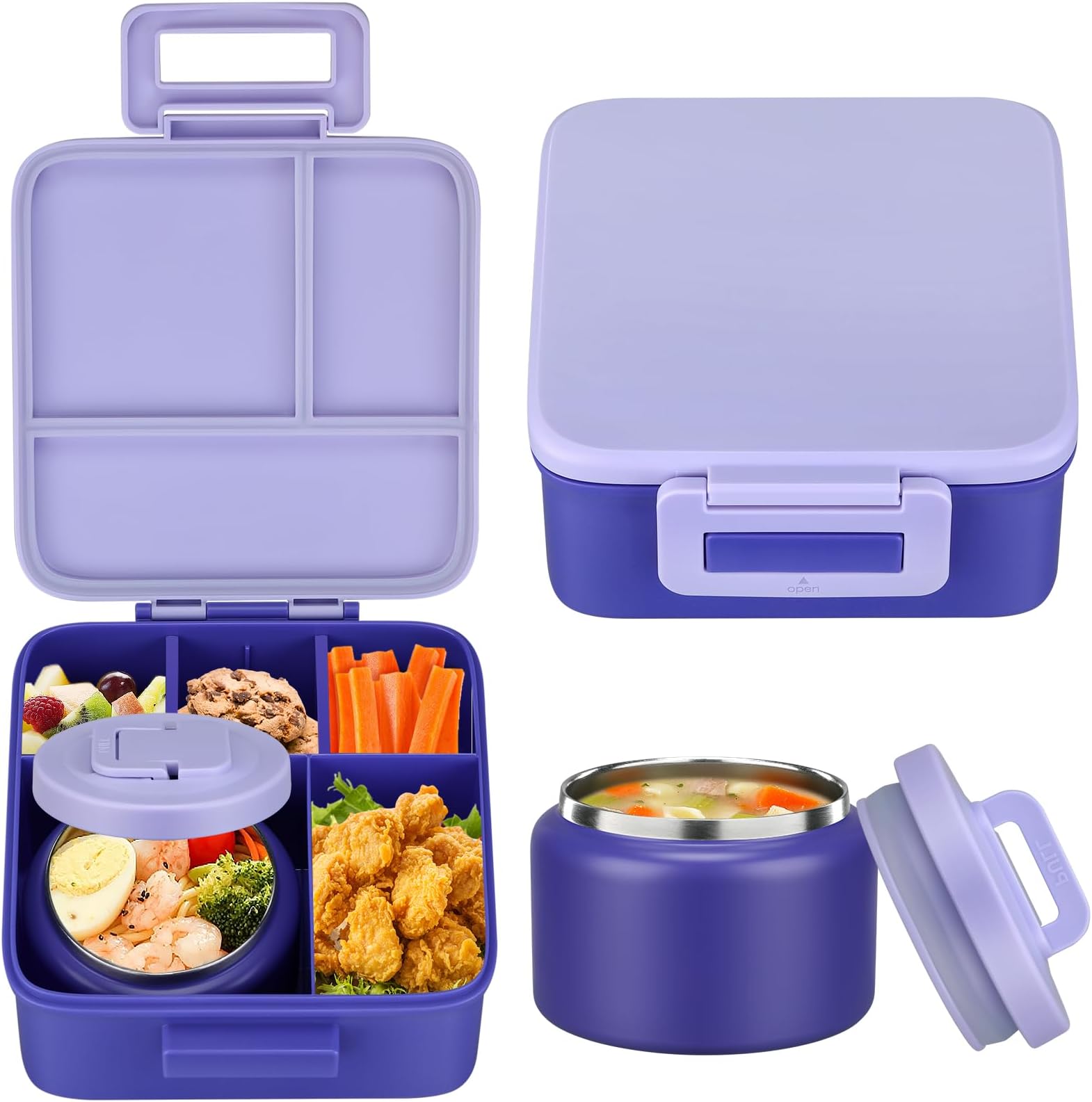 Food Storage Oven Safe - 1 ensemble de boîtes à lunch