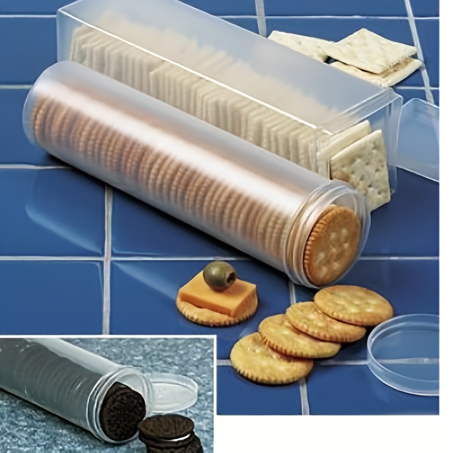 Food Storage With Dividers - Boîte de conservation alimentaire rectangulaire transparente