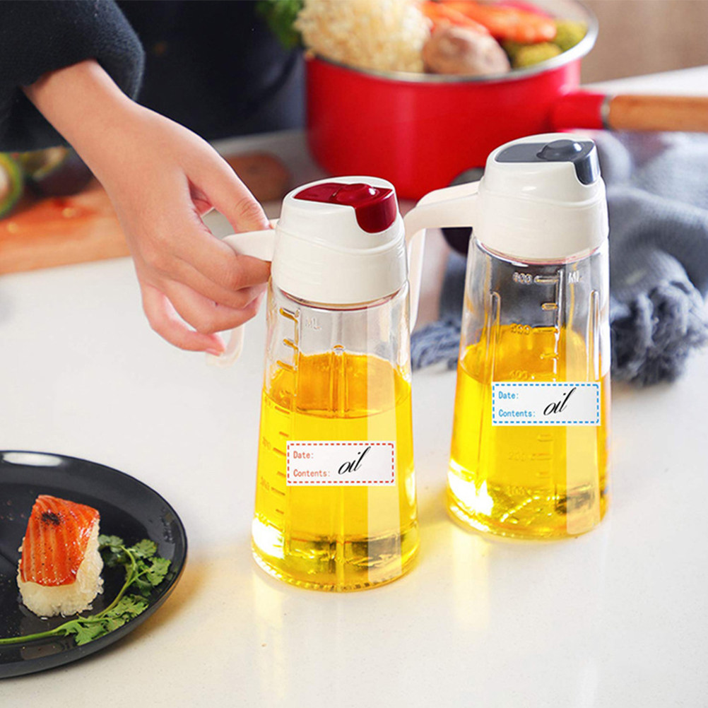 Food Storage Labels - 2 rouleaux d'étiquettes alimentaires autocollantes pour