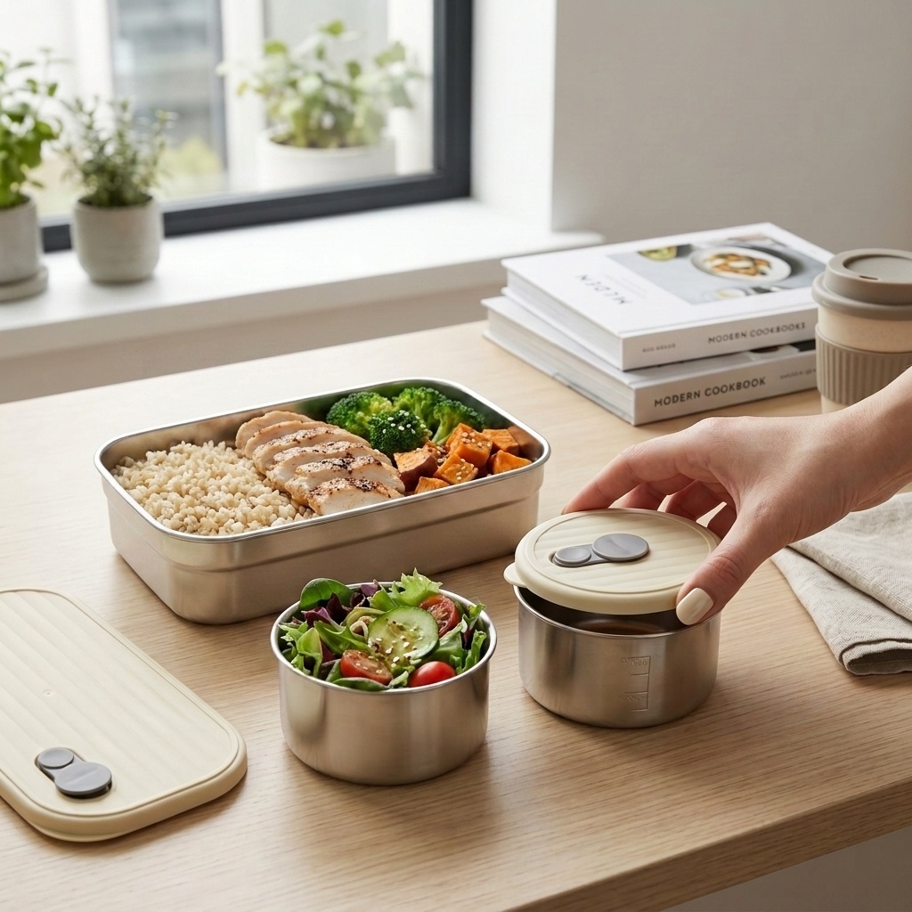 Food Storage Oven Safe - Boîte à bento en acier inoxydable