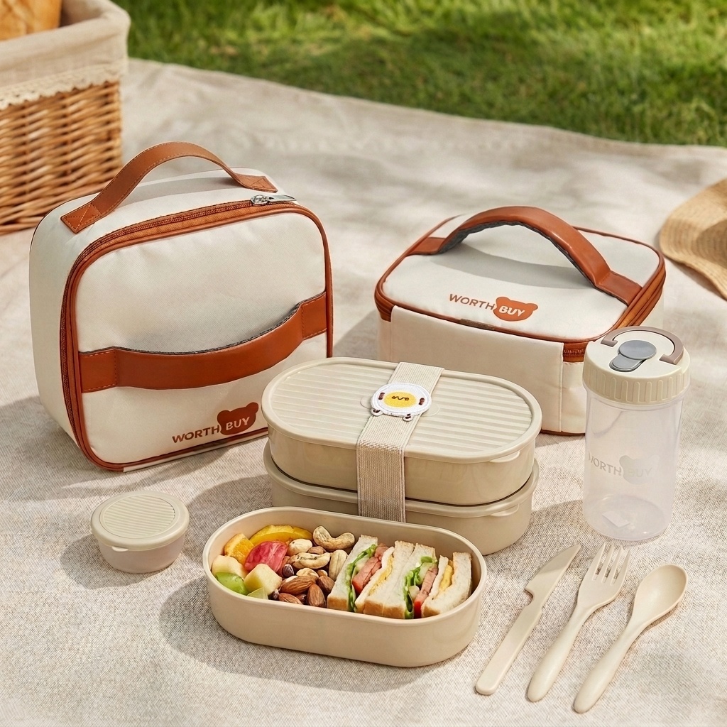 Food Storage Oven Safe - 2 pièces/ensemble, boîte à lunch en