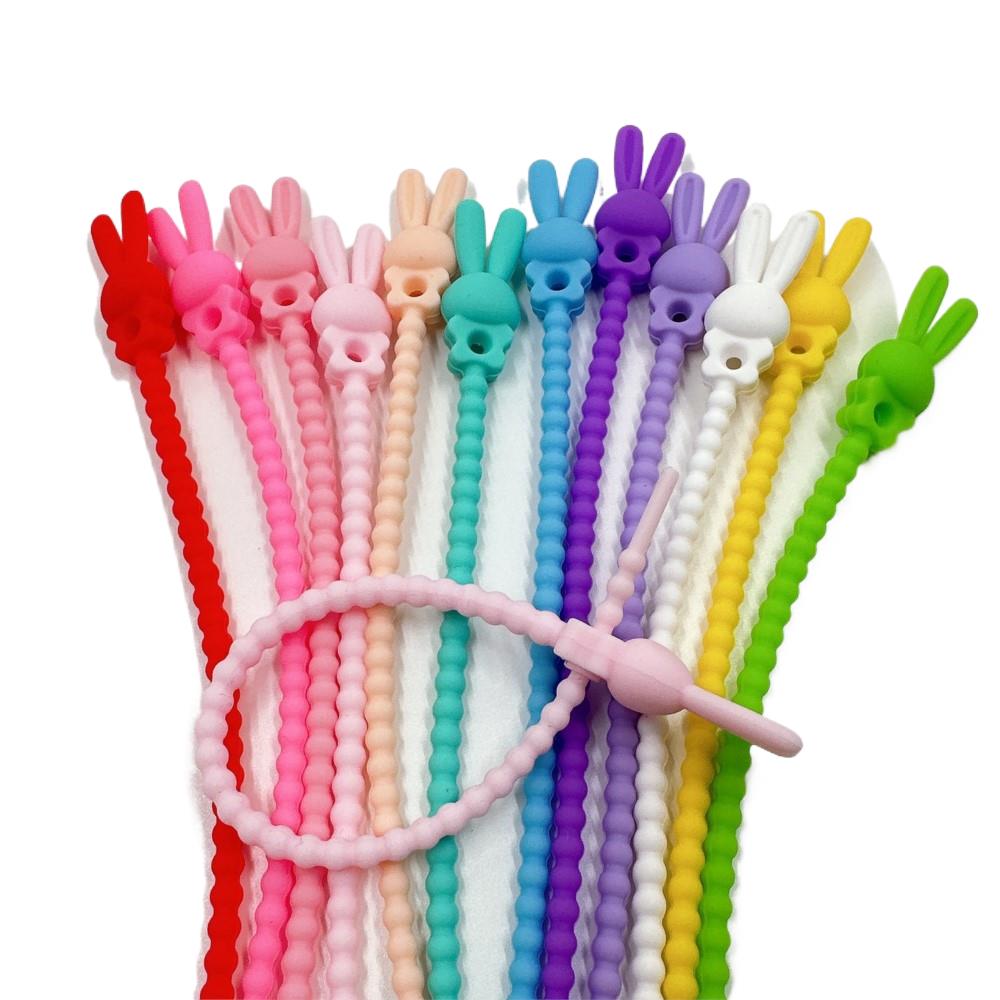 Food Storage Bag - Organisateur de câbles en Silicone, 10