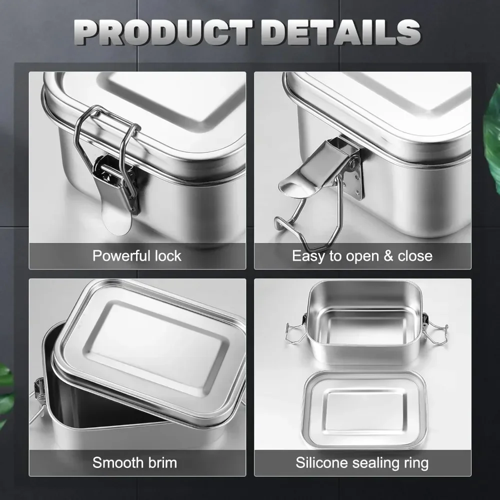 Boîte à déjeuner en acier inox - Food Storage Oven Safe avis et prix