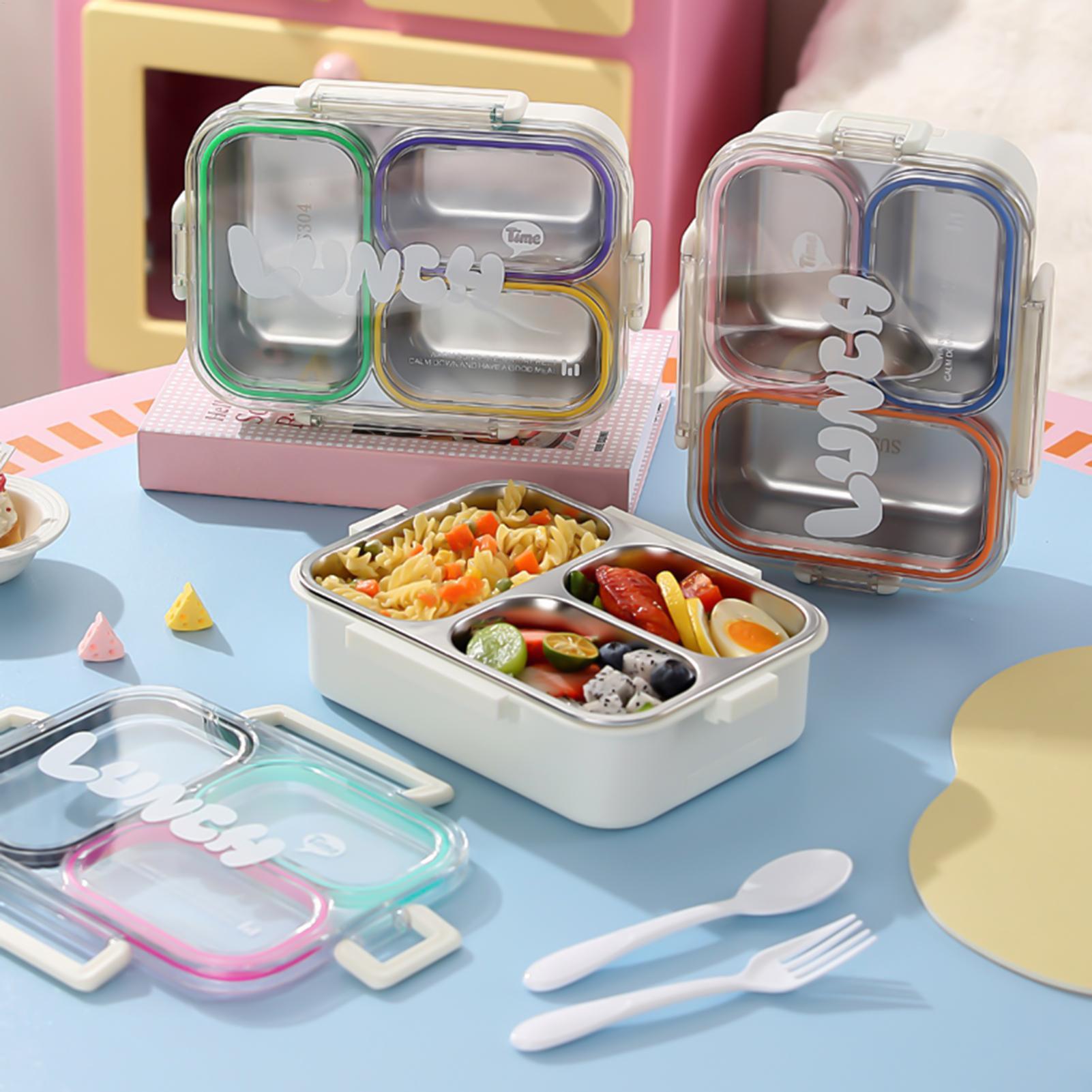 Boîte à lunch en acier inoxyda - Food Storage With Dividers avis et prix