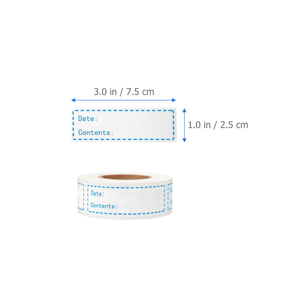 2 rouleaux d'étiquettes alimen - Food Storage Labels avis et prix