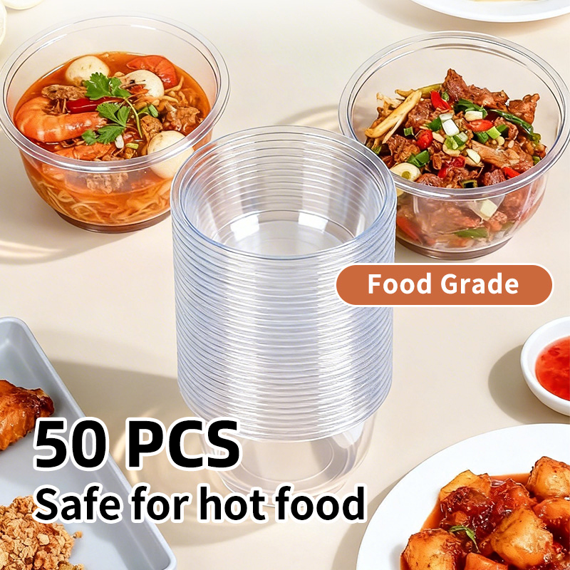 Bols en plastique jetables tra - Food Storage Meals avis et prix