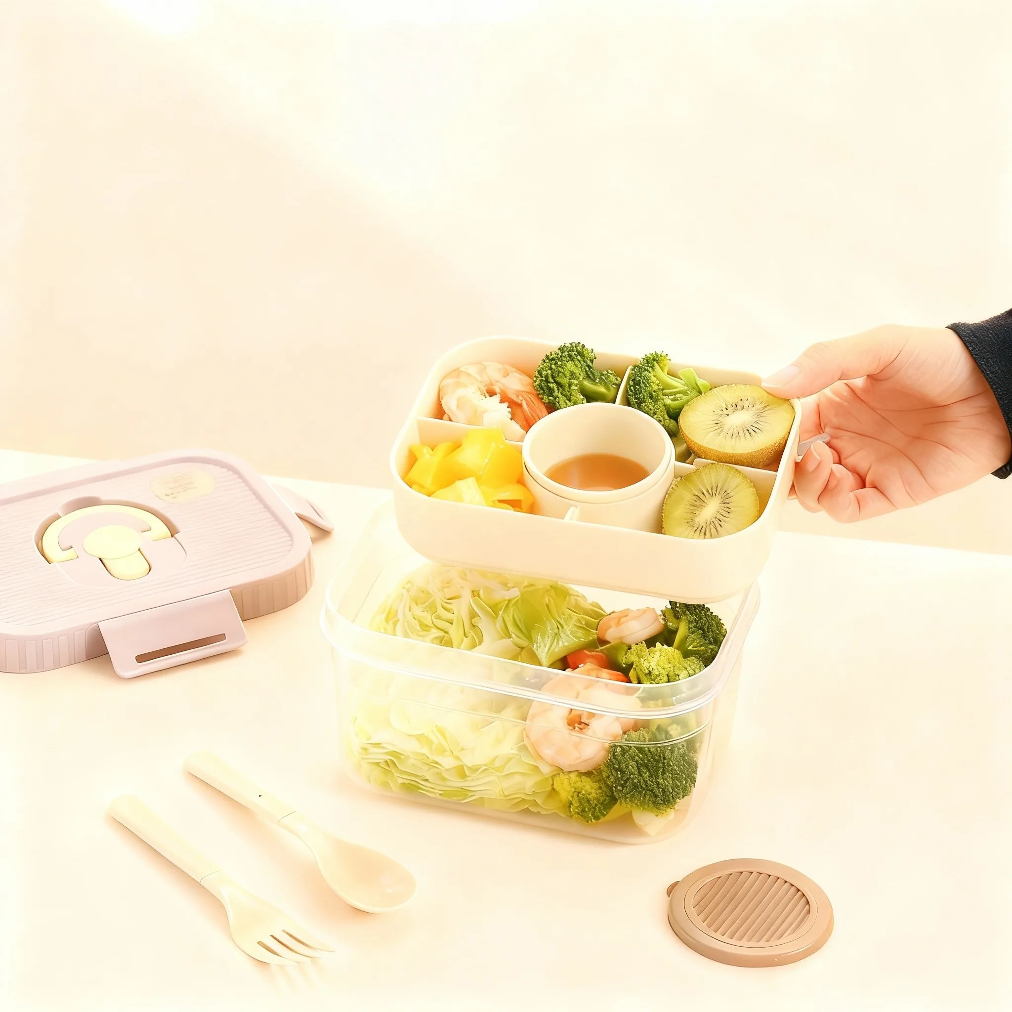 Boîte à lunch portable en plas - Food Storage Oven Safe avis et prix