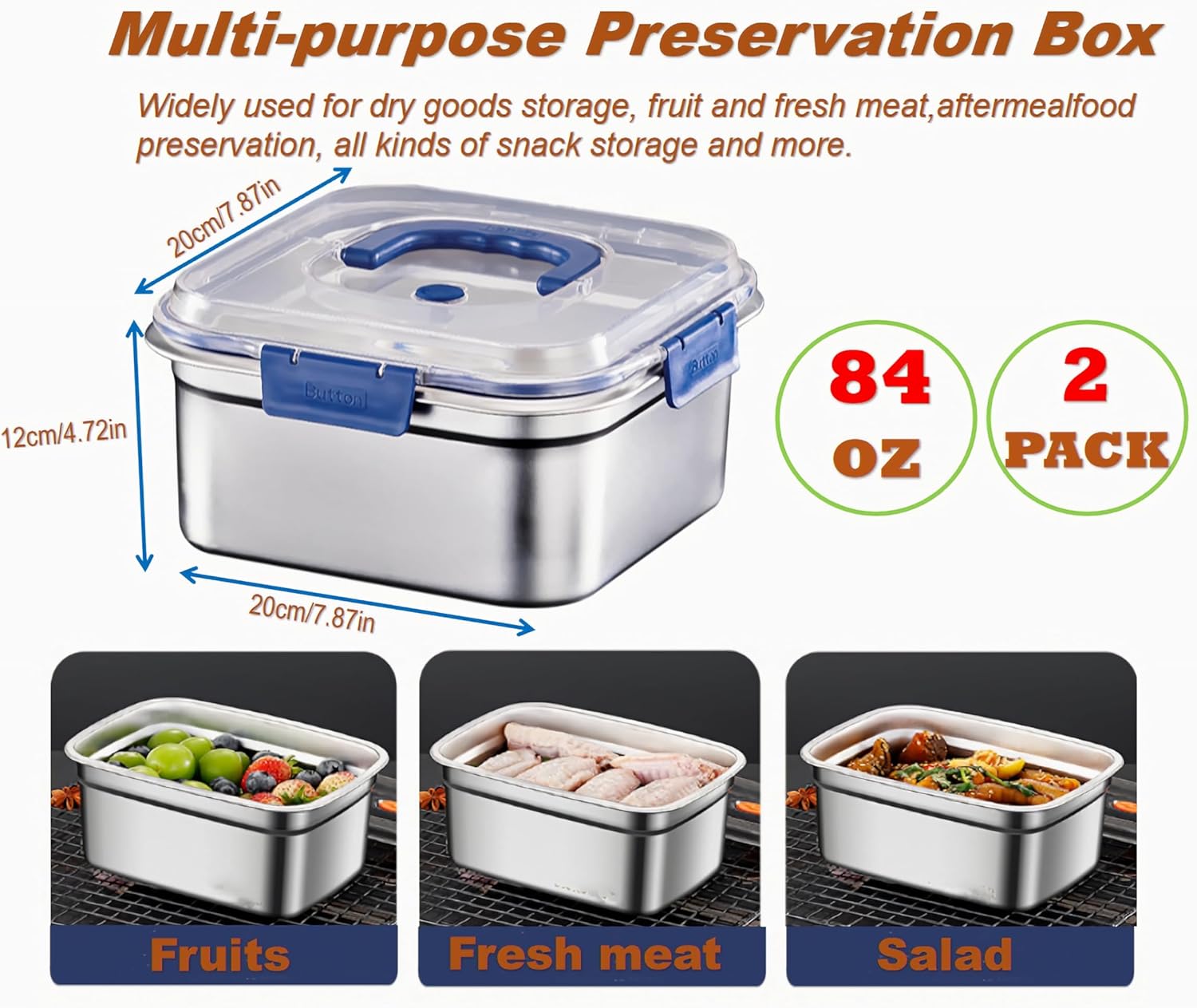 Boîte de conservation alimenta - Food Storage Oven Safe avis et prix