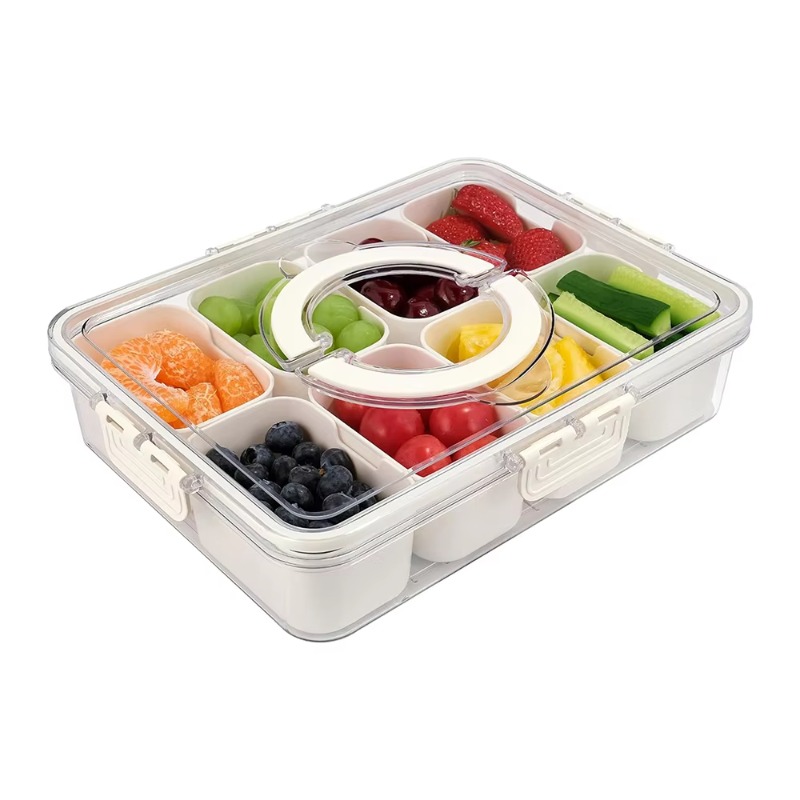 Boîte de service en plastique  - Food Storage With Dividers avis et prix